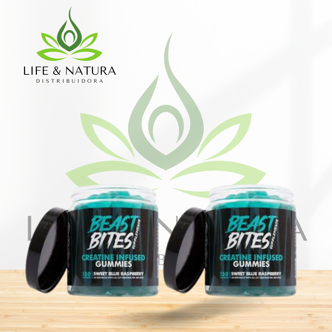 Gomas de Creatina x2 Unidades – Fuerza y Energía Muscular en Formato Masticable