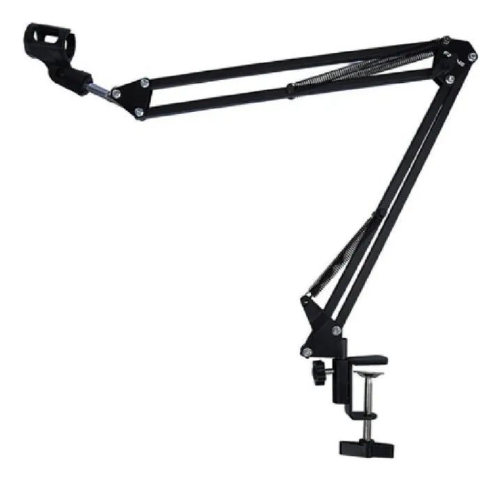 Brazo Articulado para Micrófono – Soporte de Escritorio Profesional
