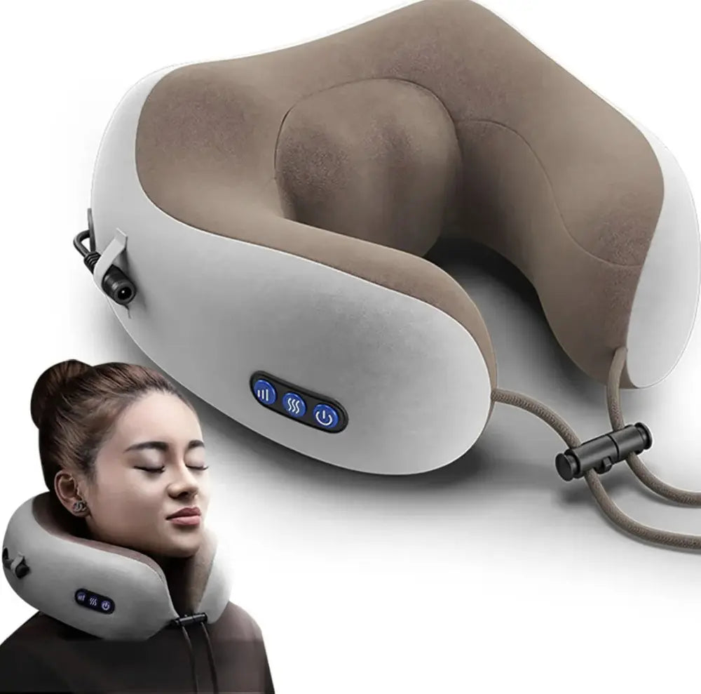 Masajeador Eléctrico de Cuello Recargable – Alivia el Dolor en Minutos