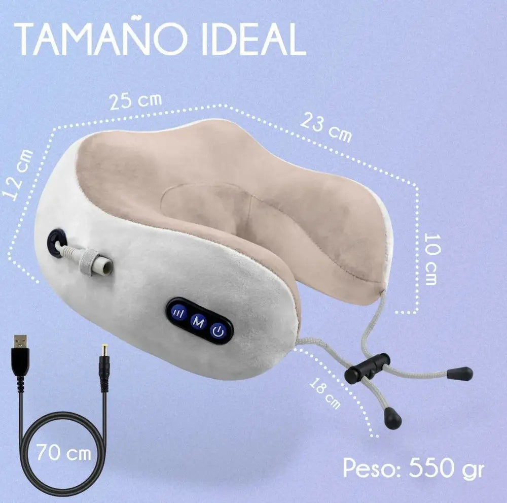 Masajeador Eléctrico de Cuello Recargable – Alivia el Dolor en Minutos