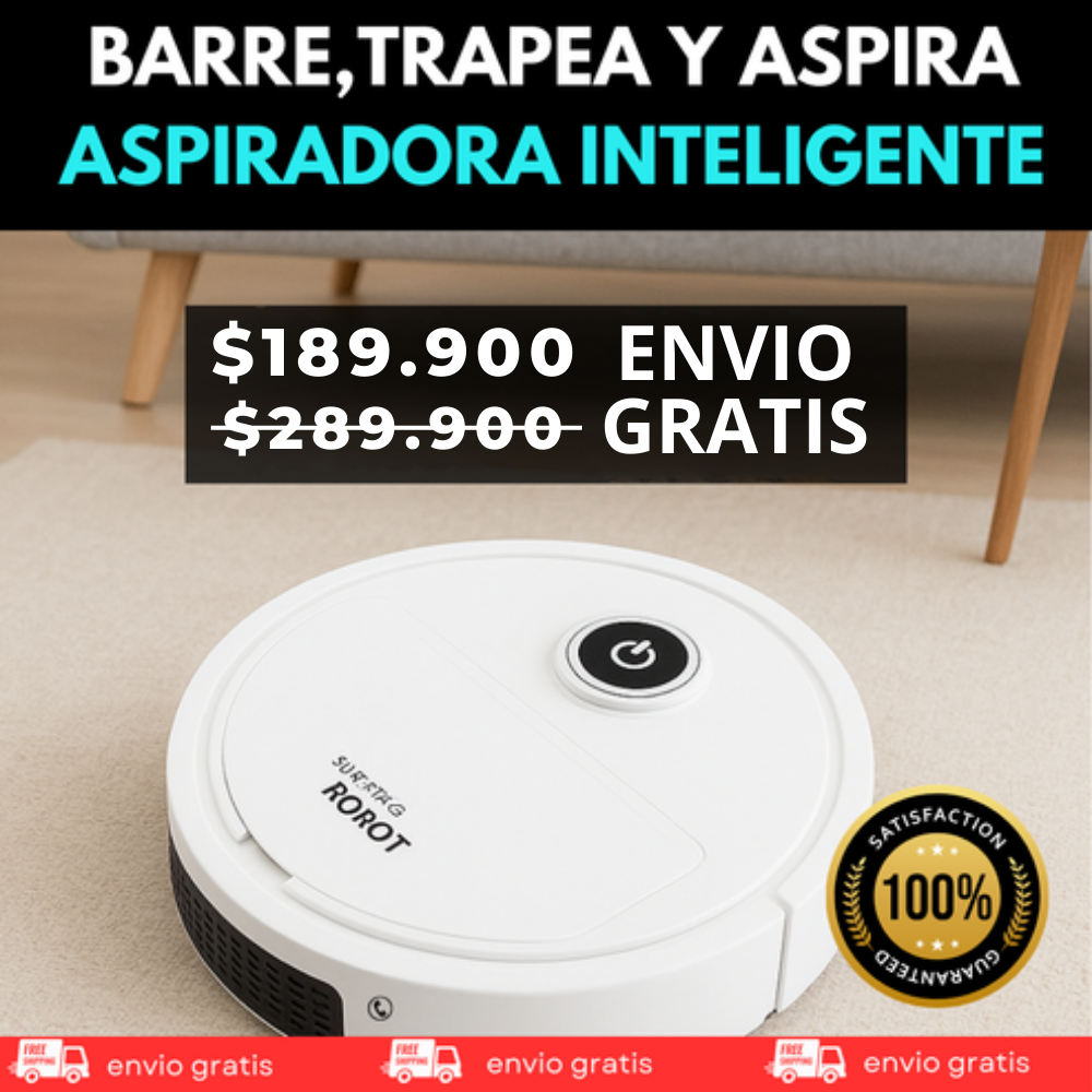 SmartSweep Pro Robot Aspiradora Inteligente
