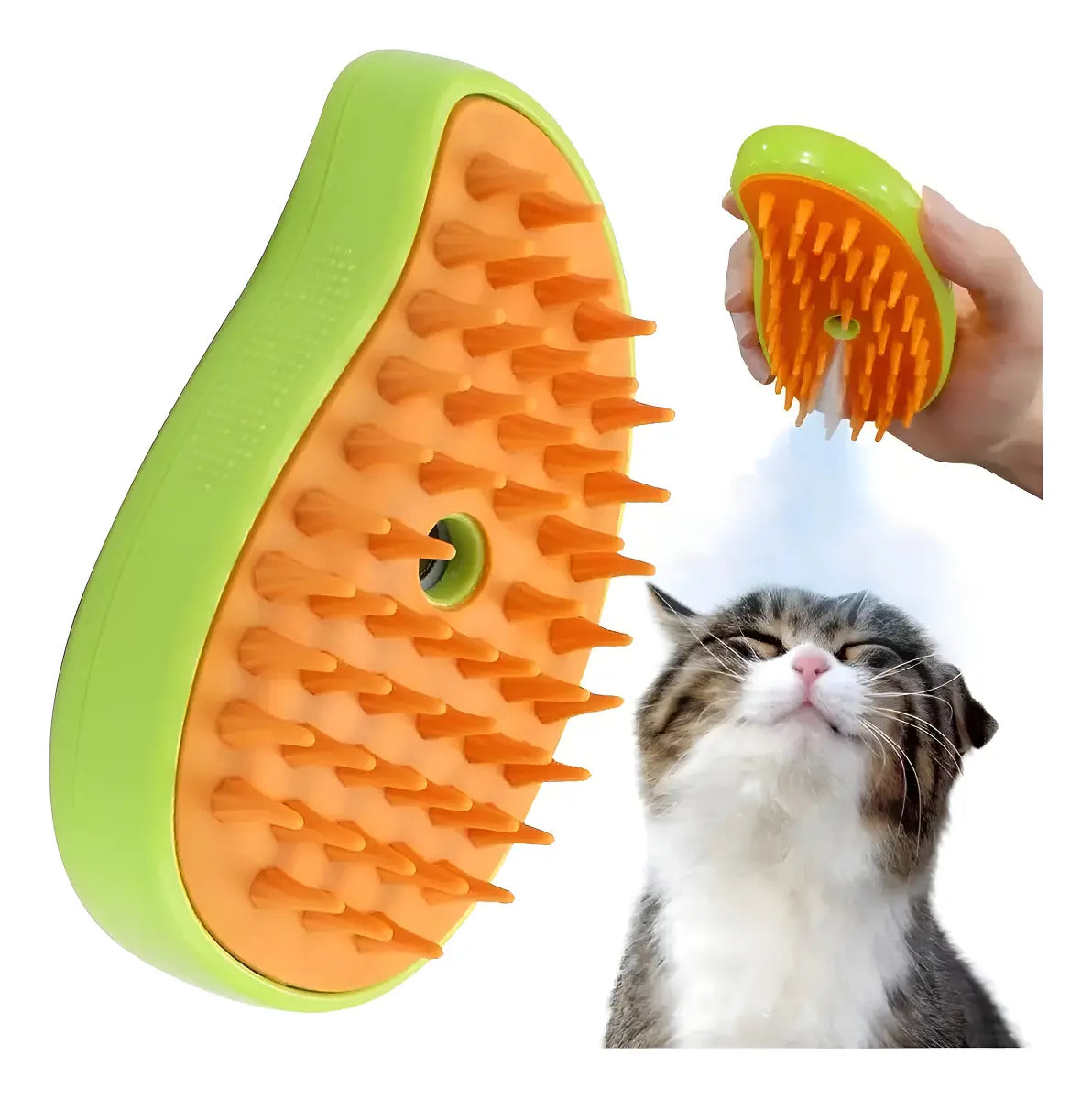 Kit Mascota VIP: Cepillo de Vapor Humectante + Gafas de Sol de Regalo 🕶️