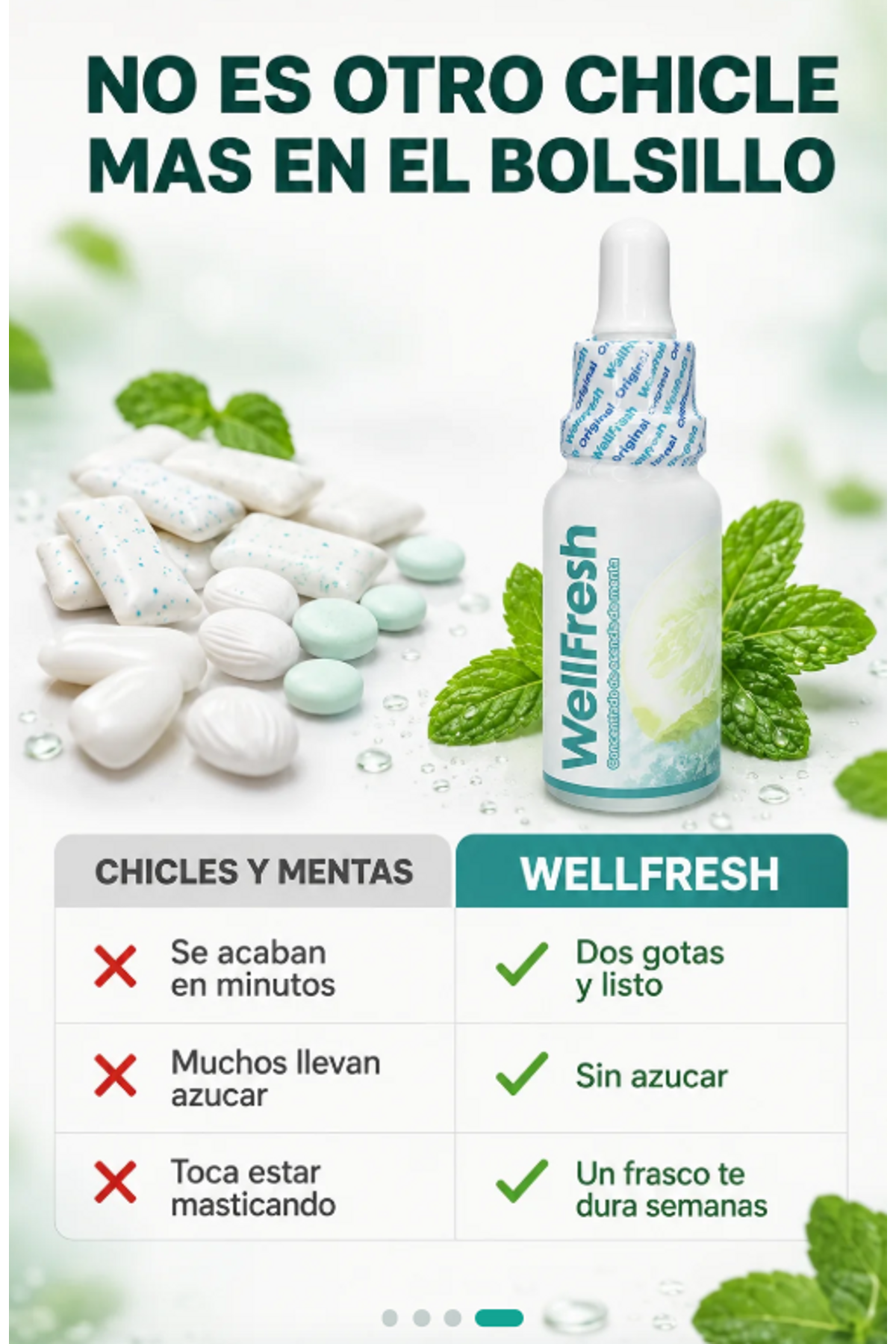 WellFresh tratamiento para mal aliento