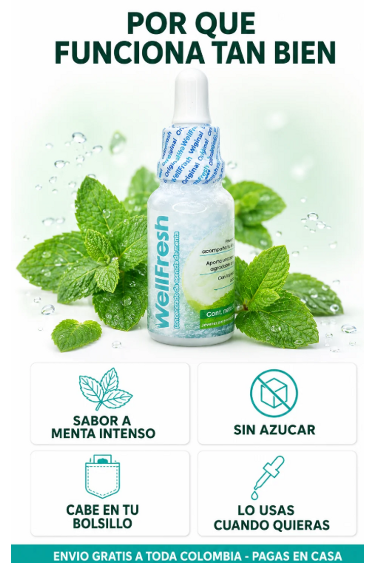 WellFresh tratamiento para mal aliento