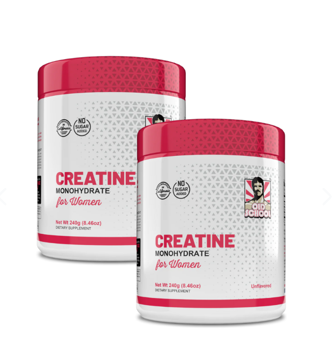 Creatina Monohidratada For Women 243g x2 – Pack Doble para Mujeres Activas