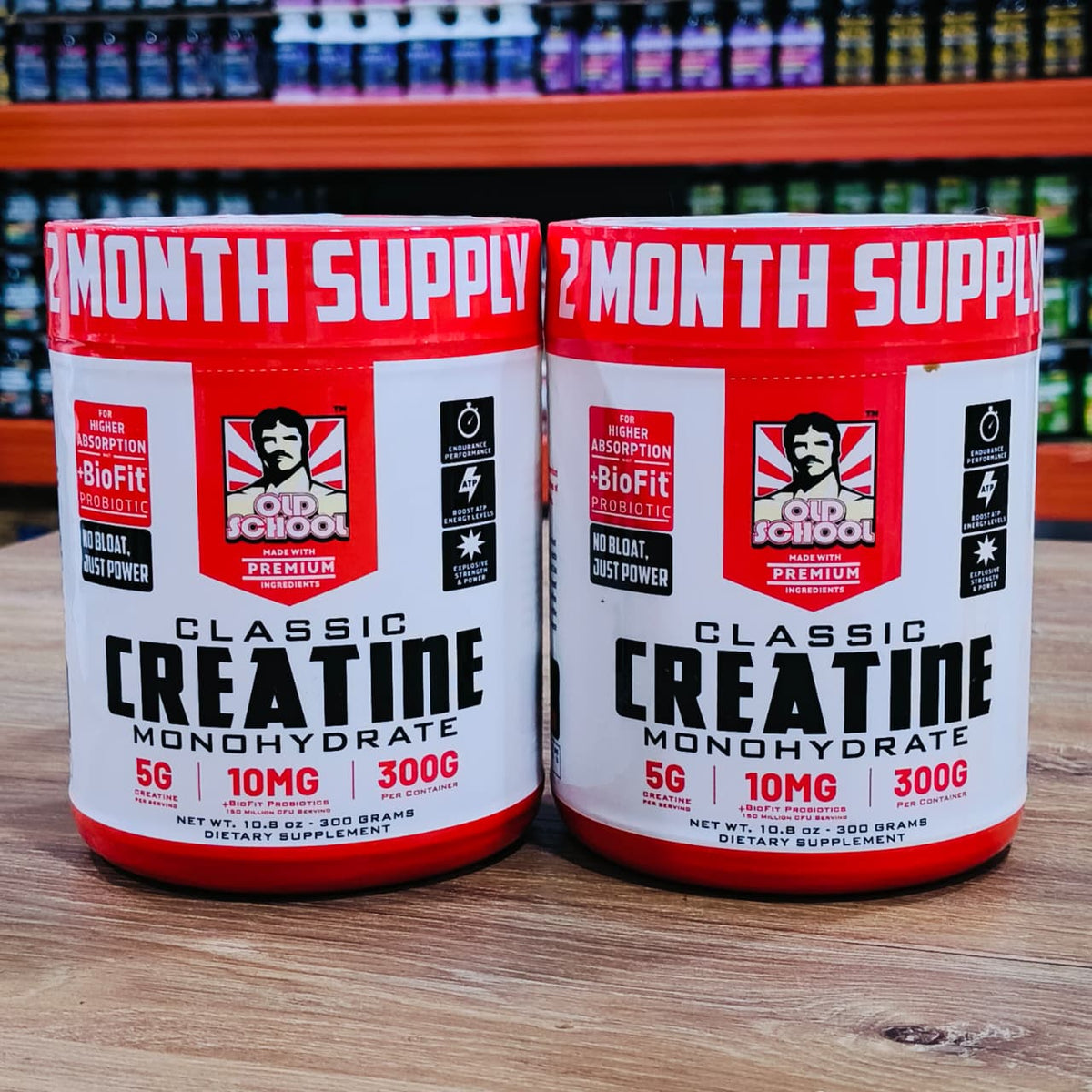 Creatina For Men Old School x2 Unidades – Doble Potencia para Hombres que Entrenan en Serio