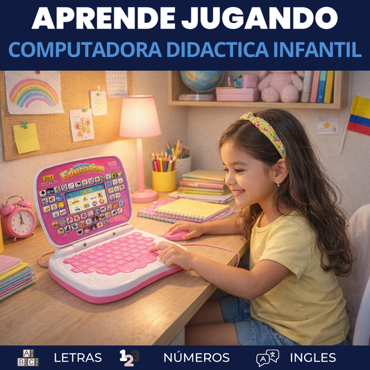 SmartKids 2-en-1: Mi Primer Laptop Didáctica