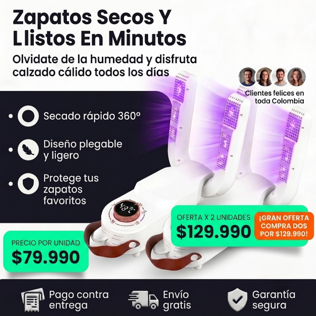 AeroZap 360® – Secador, Desodorizador e Higienizador de Calzado Inteligente