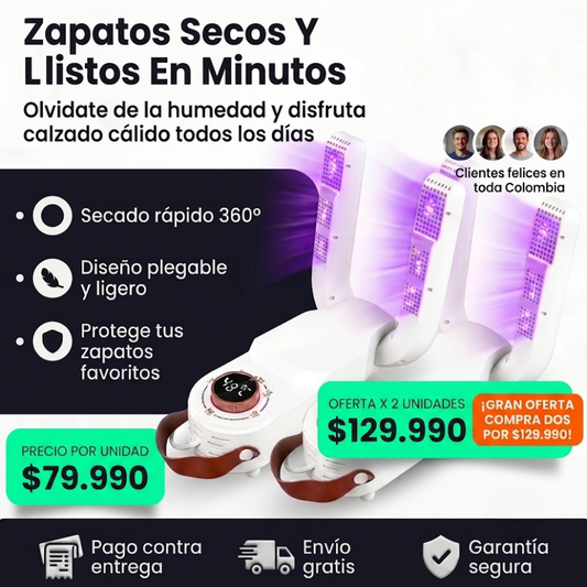 AeroZap 360® – Secador, Desodorizador e Higienizador de Calzado Inteligente