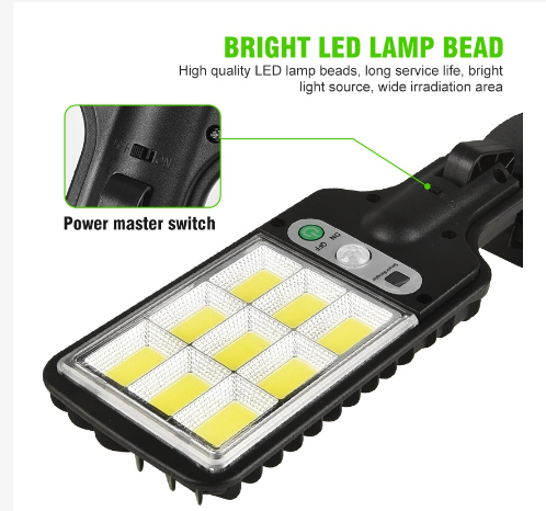 SolarLamp Lámpara Solar con Sensor 30w