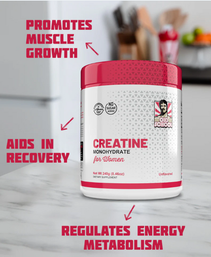 Creatina For Women – Suplemento Femenino para Fuerza, Energía y Recuperación