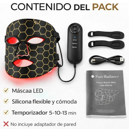 Máscara LED Facial – Elimina Manchas, Acné y Arrugas desde Casa