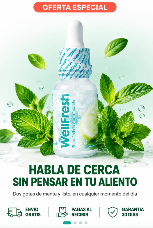 WellFresh tratamiento para mal aliento