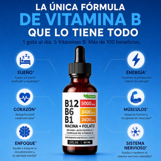 Vitaminas B Triple Fuerza Líquida