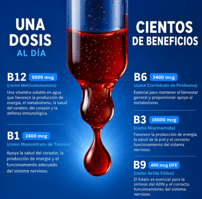 Vitaminas B Triple Fuerza Líquida