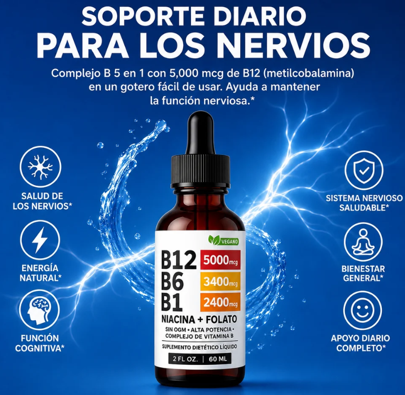 Vitaminas B Triple Fuerza Líquida
