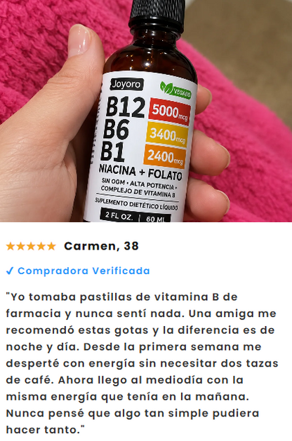 Vitaminas B Triple Fuerza Líquida