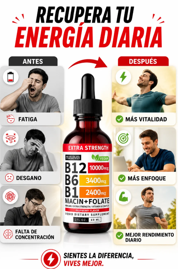 Vitaminas B Triple Fuerza Líquida