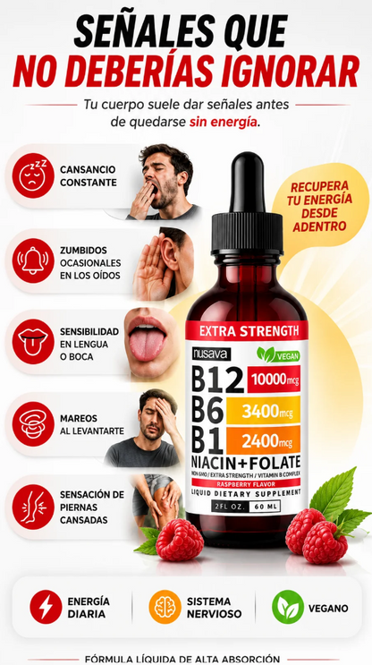 Vitaminas B Triple Fuerza Líquida