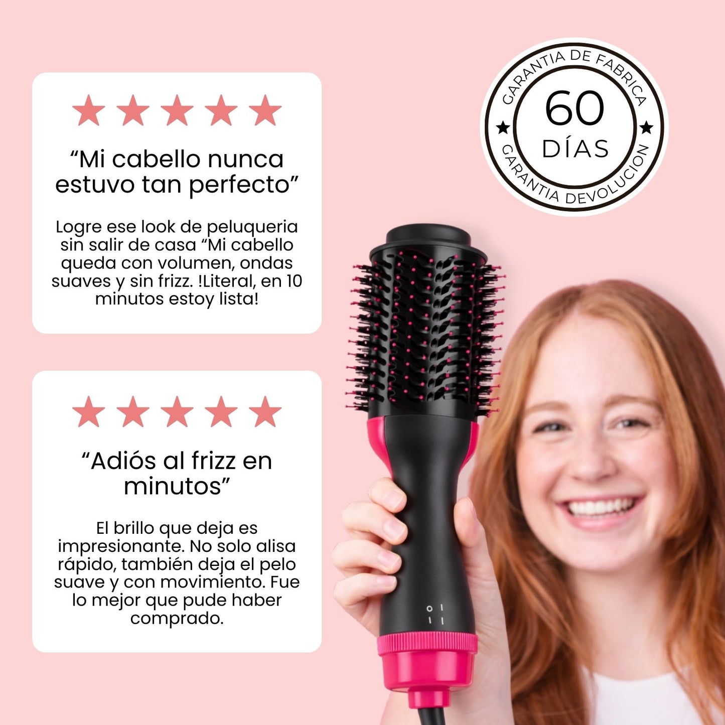 AIRLOOK Cepillo Secador Estilizador 3 en 1