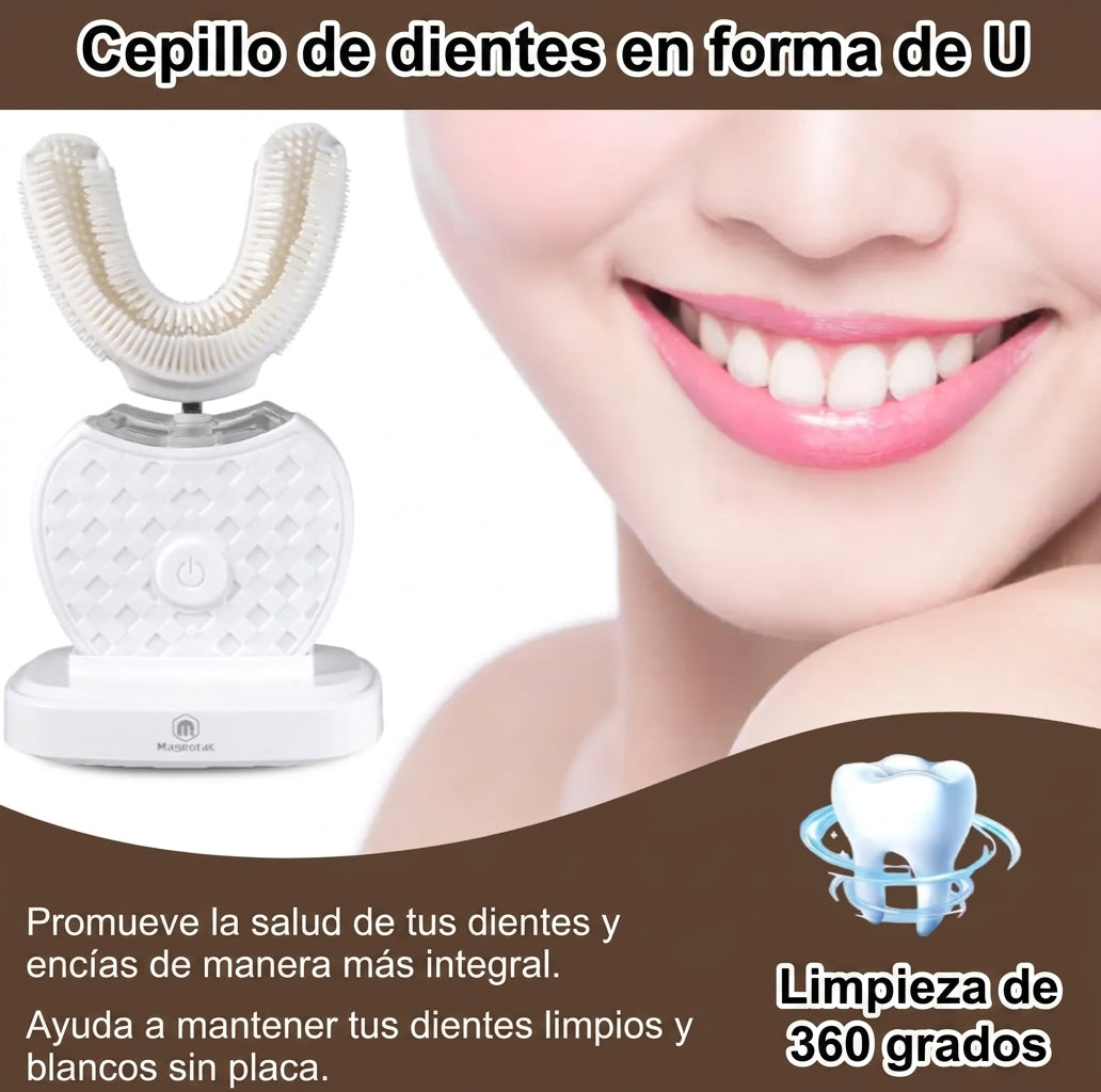 Cepillo Dental Eléctrico en U Whitening 360°