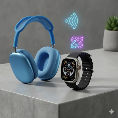 Titanium Power Mode | Smartwatch + Diadema P9