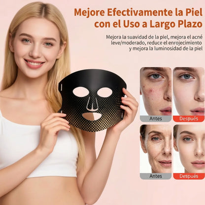 Máscara LED Facial – Elimina Manchas, Acné y Arrugas desde Casa