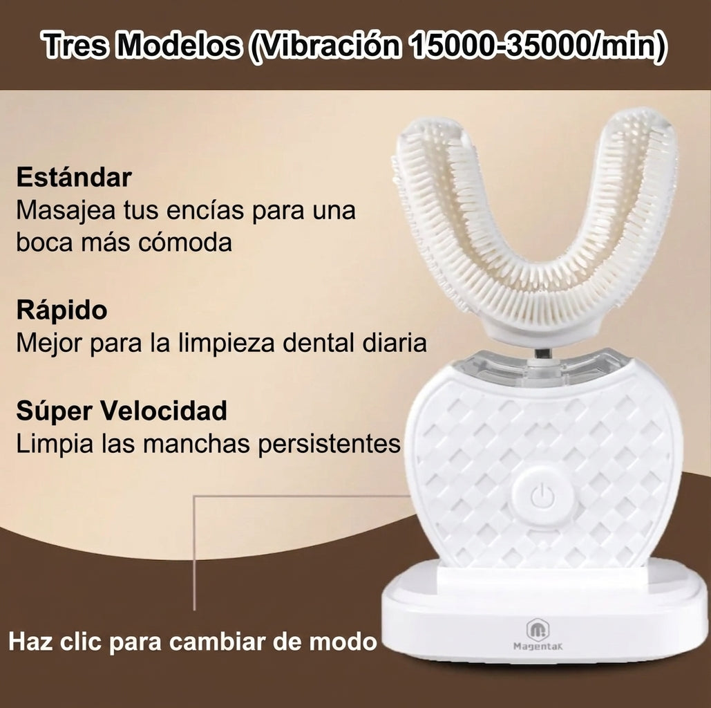 Cepillo Dental Eléctrico en U Whitening 360°