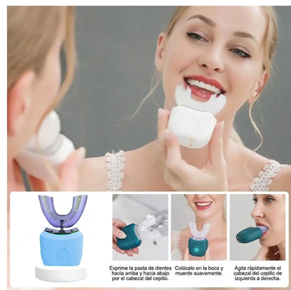 Cepillo Dental Eléctrico en U Whitening 360°