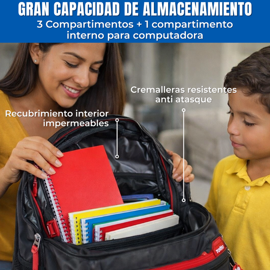 Combo Totto 3 en 1 - Set Completo Morral + Bolso + Cartuchera