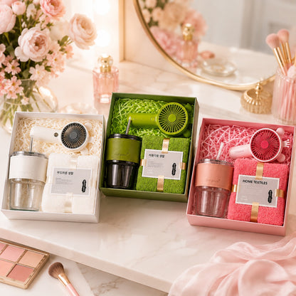 Kit Regalo Frecura y Bienestar en tres colores: blanco, verde y rosa