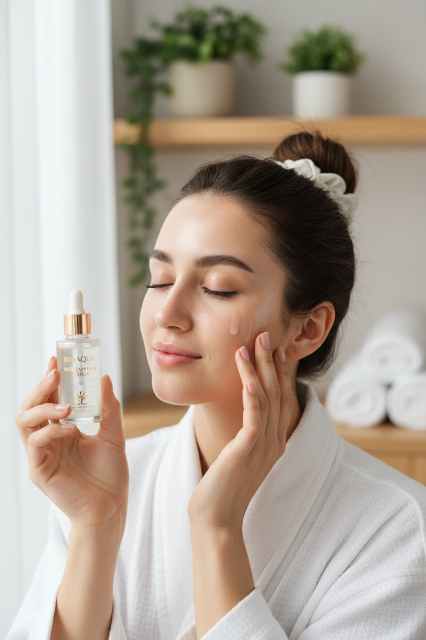 BIOAQUA Rice Glow - Serum Facial de Arroz con Ácido Hialurónico 15ml