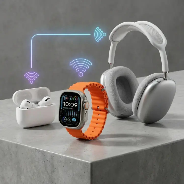 Ecosistema Titanium Lifestyle | Smartwatch + Diadema P9 + AirPods Gen 2