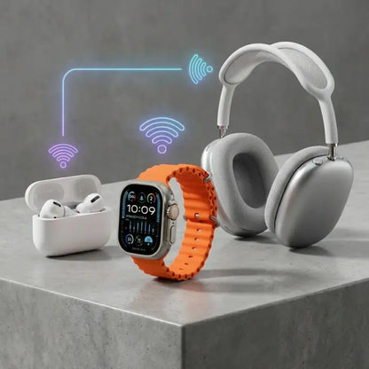 Ecosistema Titanium Lifestyle | Smartwatch + Diadema P9 + AirPods Gen 2