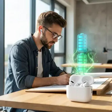 Sistema Titanium Active | Smartwatch + AirPods Gen 2 + Power Bank 1000 mAh + cargador inalambrico