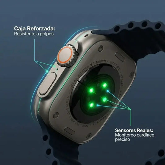 Sistema Titanium Active | Smartwatch + AirPods Gen 2 + Power Bank 1000 mAh + cargador inalambrico