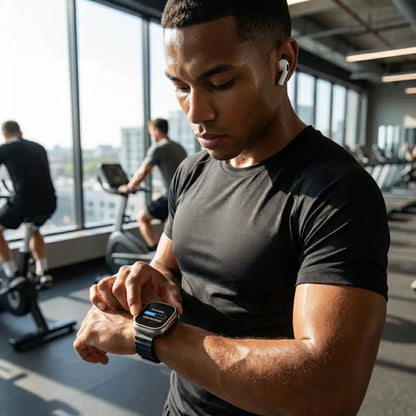 Ecosistema Titanium Lifestyle | Smartwatch + Diadema P9 + AirPods Gen 2